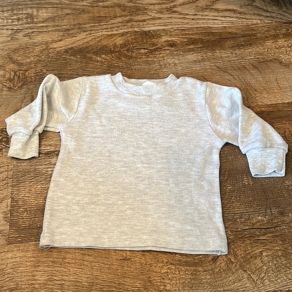 🔥Bundle🛒 3 for $10, Boys Gray Pull Over Long Sleeve Shirt